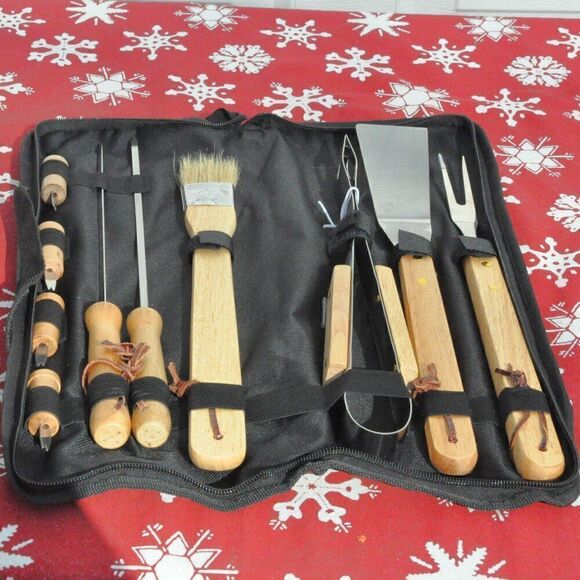 Grande Chef 11 pc BBQ Tool Set in Polyester Carrying Case New - Picture 3 of 3